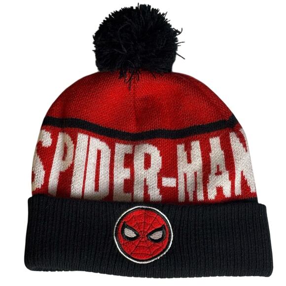Red Spiderman Beanie - Picture 4 of 7